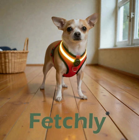 GlowFetch™ Rechargeable LED Dog Harness