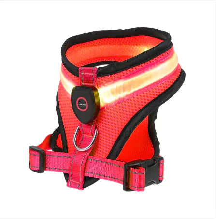 The GlowFetch LED Dog Harness