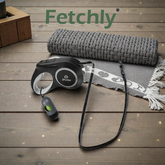 NightStrider™ 4-in-1 LED Retractable Dog Leash