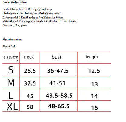 The GlowFetch LED Dog Harness